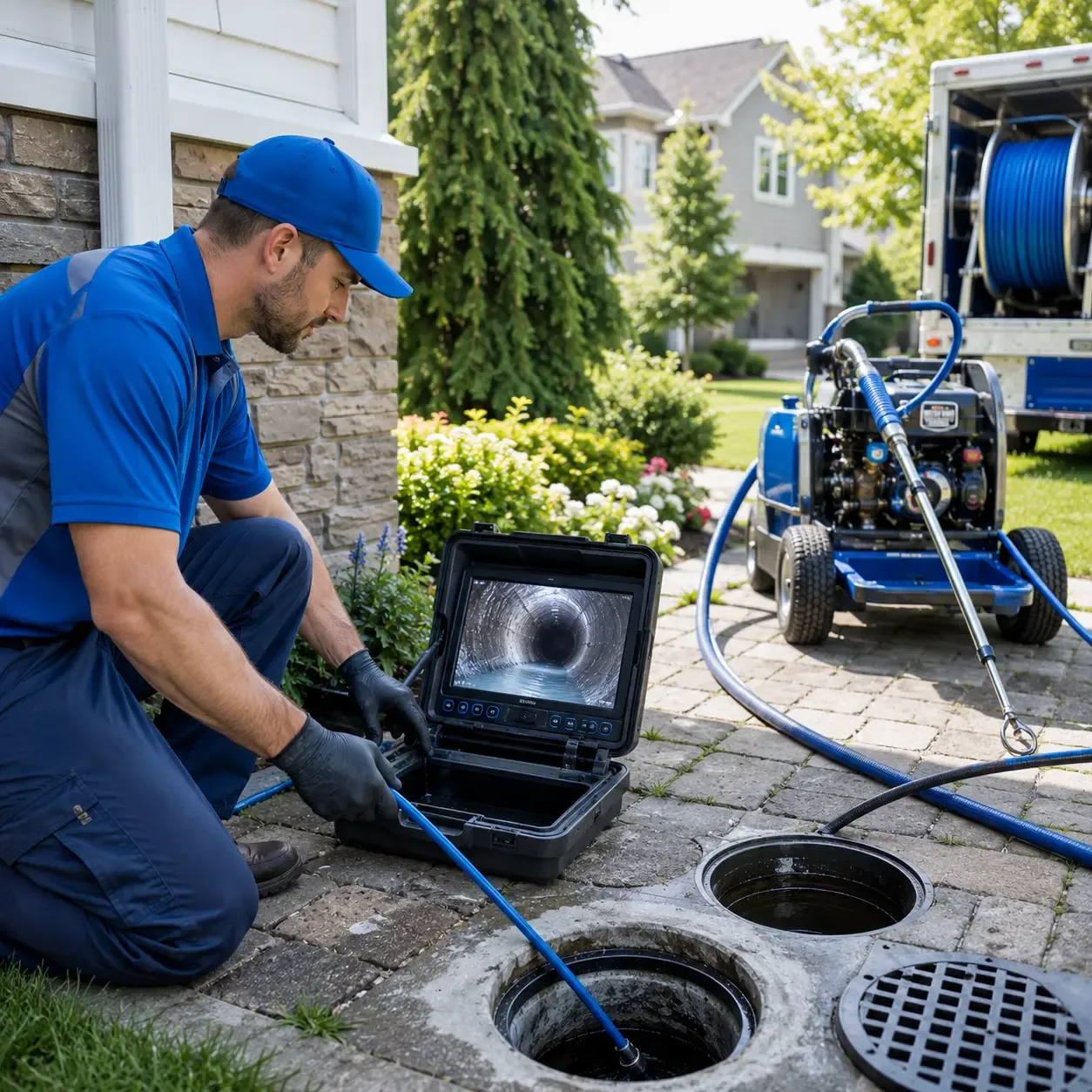 Outdoor drain cleaning professionals serving Salado, TX
